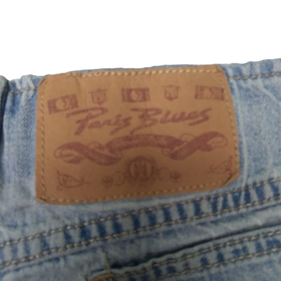 vintage Y2K Paris Blues denim shorts - Picture 3 of 8